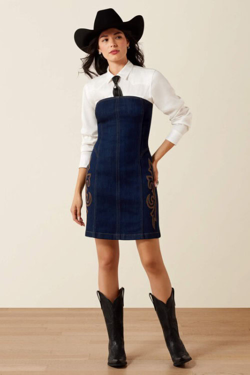 Lux Denim Dress