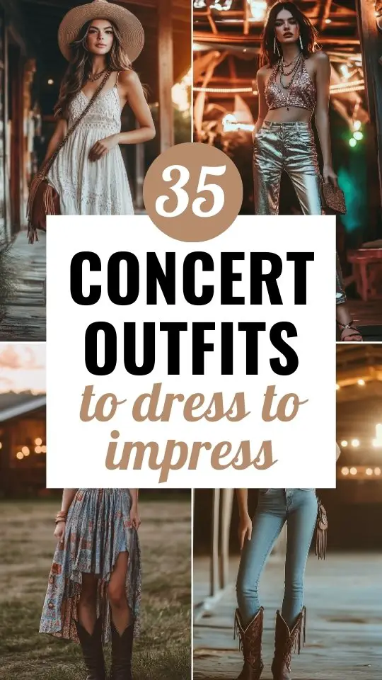 women dress stunning outfits to impress at concerts