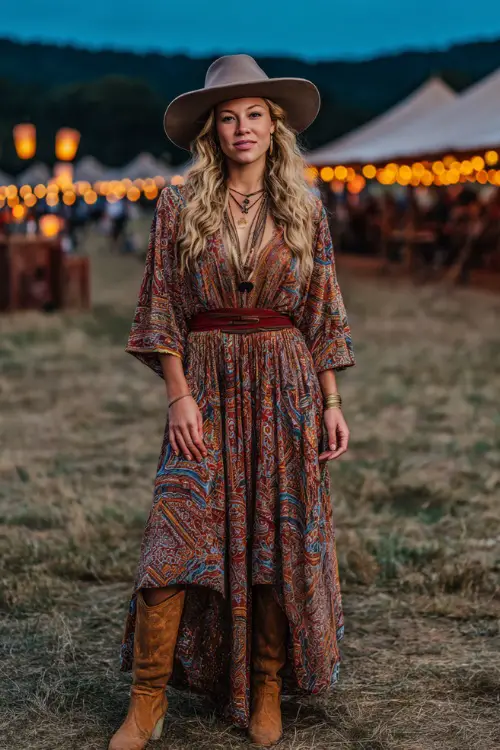 15+ Fall Country Concert Outfits with Dresses: Flowy, Layered, and Fun