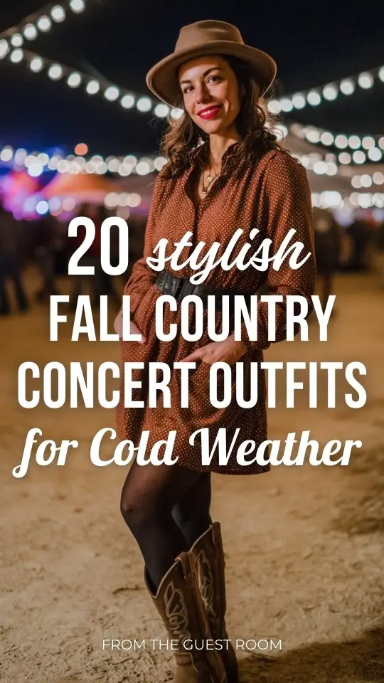 20 Fall Country Concert Outfits for Cold Weather: Stay Warm, Stay Stylish