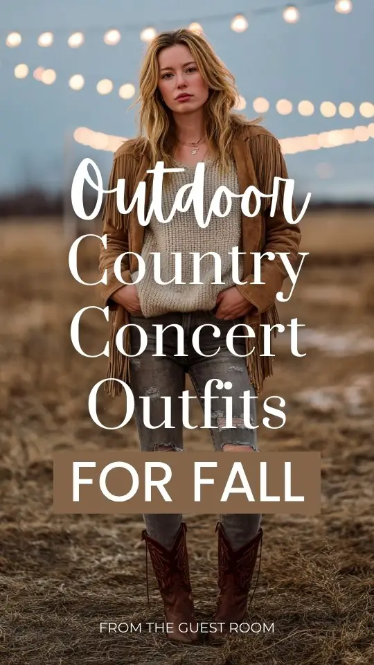 Outdoor Country Concert Outfits in Fall: 20+ Stylish Ideas