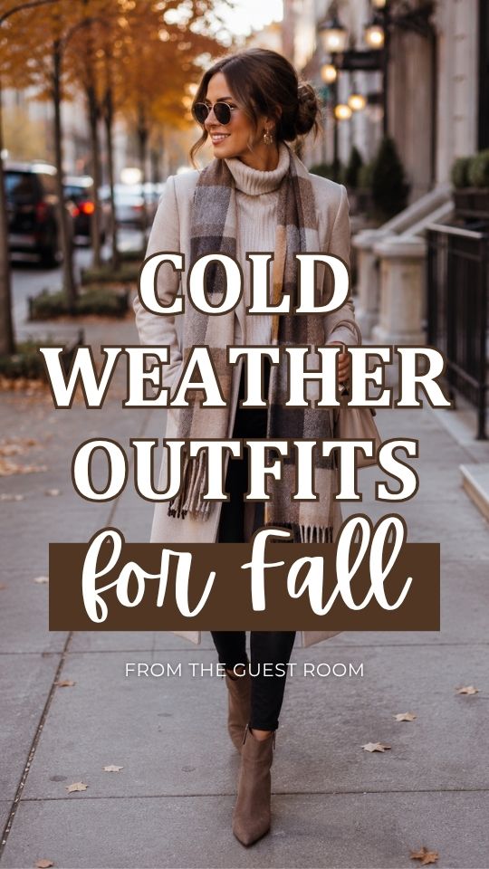 a woman in a cold weather outfit for fall