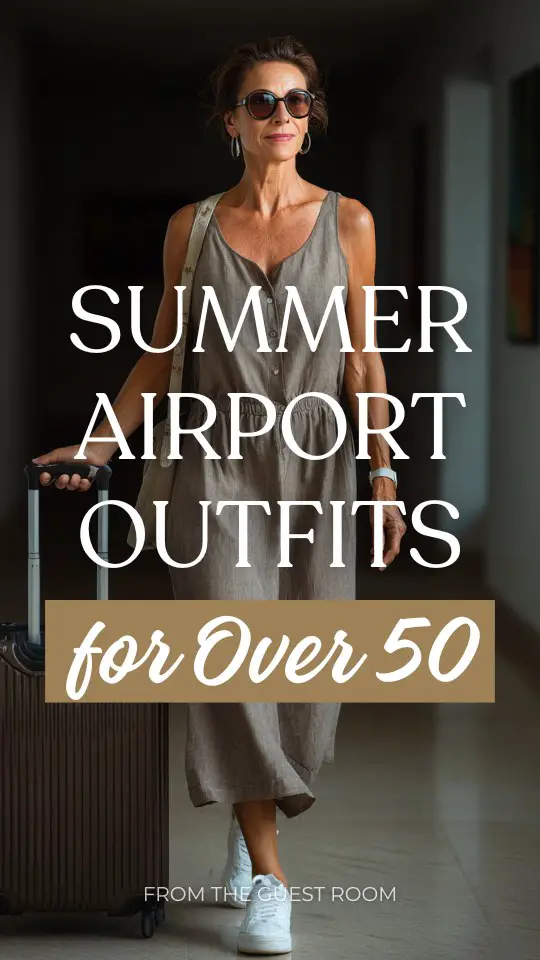 10 Summer Airport Outfits for Women over 50: Light, Breathable Looks