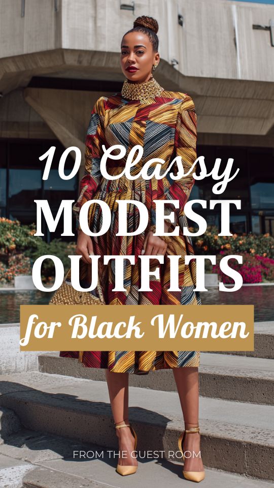 10 Modest Outfits for Black Women with Rich and Stylish Energy
