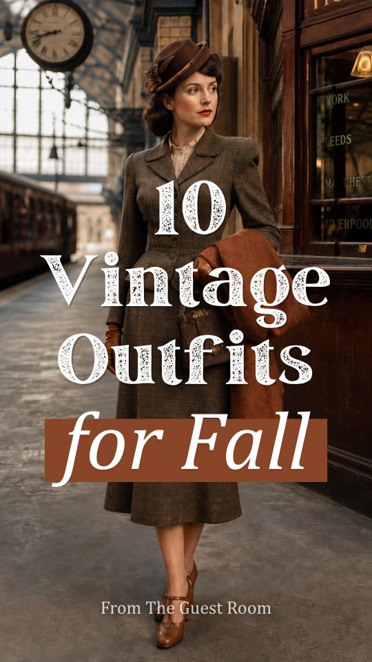 10 Fall Vintage Outfit Ideas for Polished, Classic Style