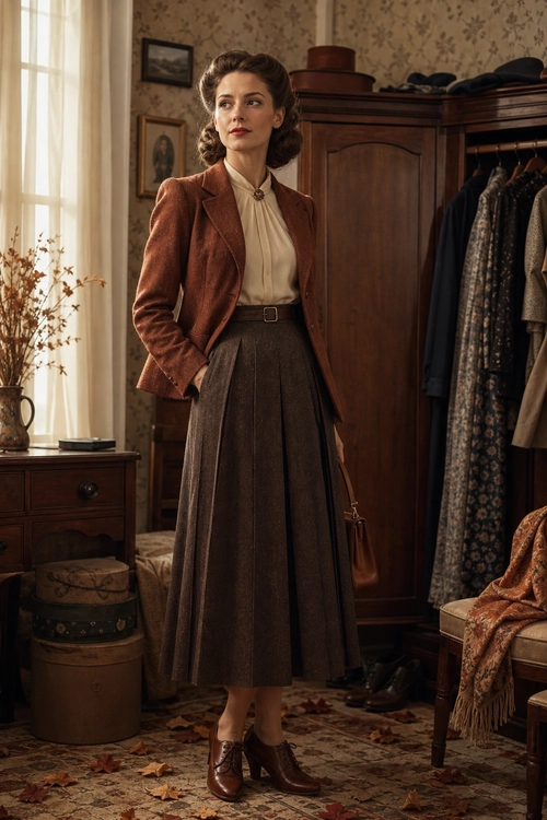 Fall Vintage Skirt Outfits That Feel Polished and Wearable
