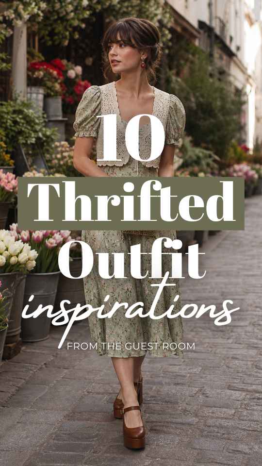 thrifted outfit inspiration for women